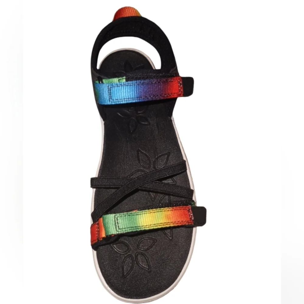 Keen Kids hook-and-loop tye-dye waterproof sandals